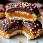 Ritz Cracker Caramel Chocolate Bites