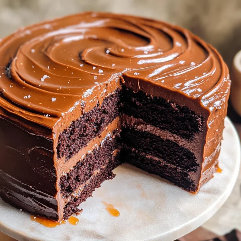 SALTED CARAMEL CHOCOLATE FUDGE CAKE RECIPE