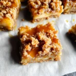 Salted Caramel Apple Crumble Bars Fall Treat: Get Addicted in 45 Min