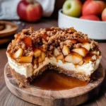Salted Caramel Apple Pie Cheesecake