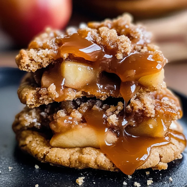 Salted Caramel Apple Pie Cookies