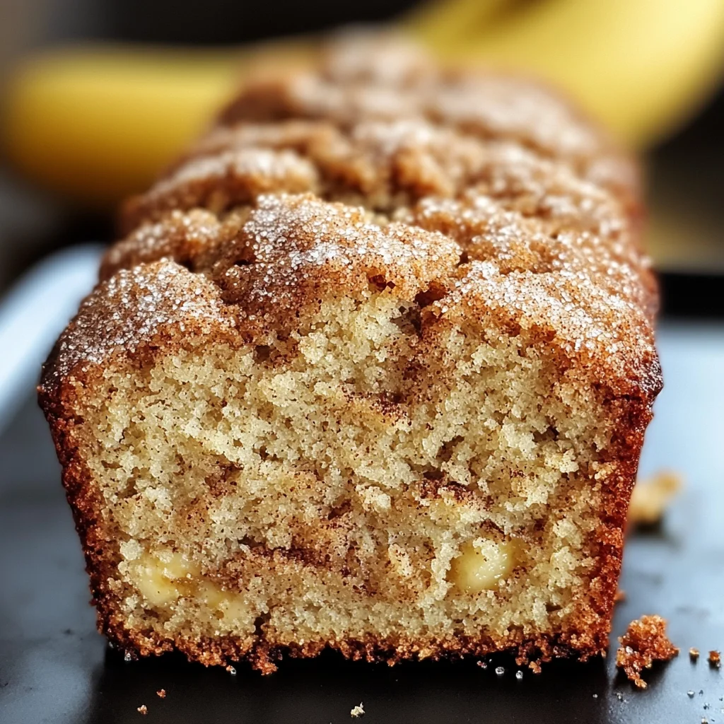 Snickerdoodle Banana Bread Recipe