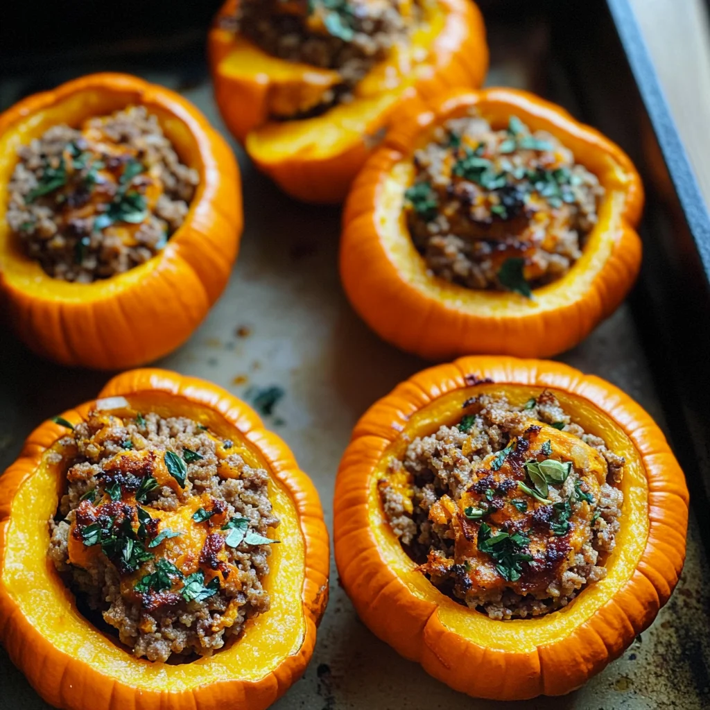 Stuffed Mini Pumpkins Recipe