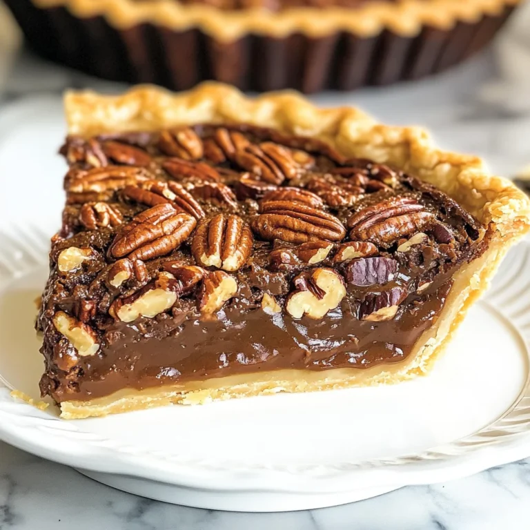 Texas Chocolate Pecan Pie