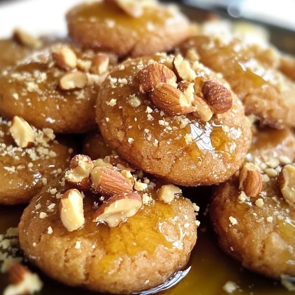 Traditional Greek Honey Cookies (Melomakarona)