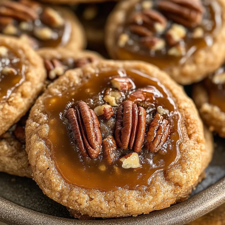 Vegan Pecan Pie Cookies