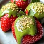 3-Ingredient Matcha Strawberries