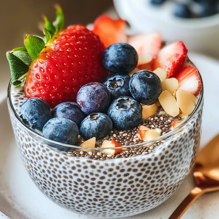 Chia Seed Pudding with Almond Milk
