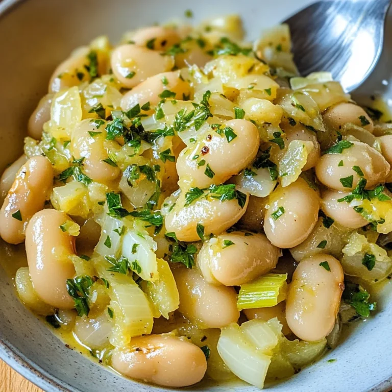 Creamy Butter Beans with Leeks & Lemon