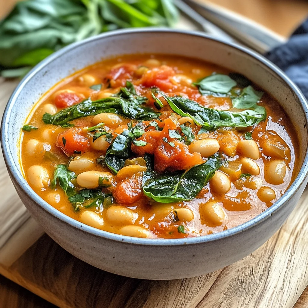 Creamy Tomato White Bean Stew