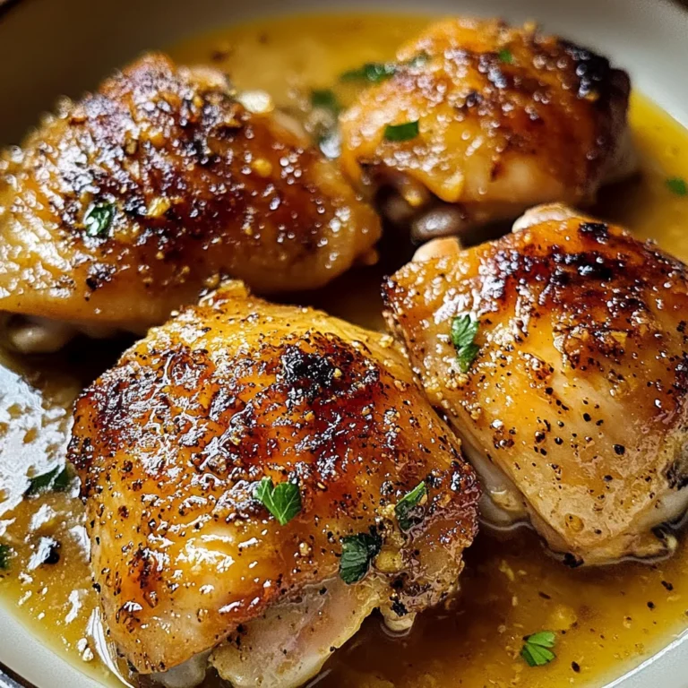 Perfectly Baked Chicken Thighs