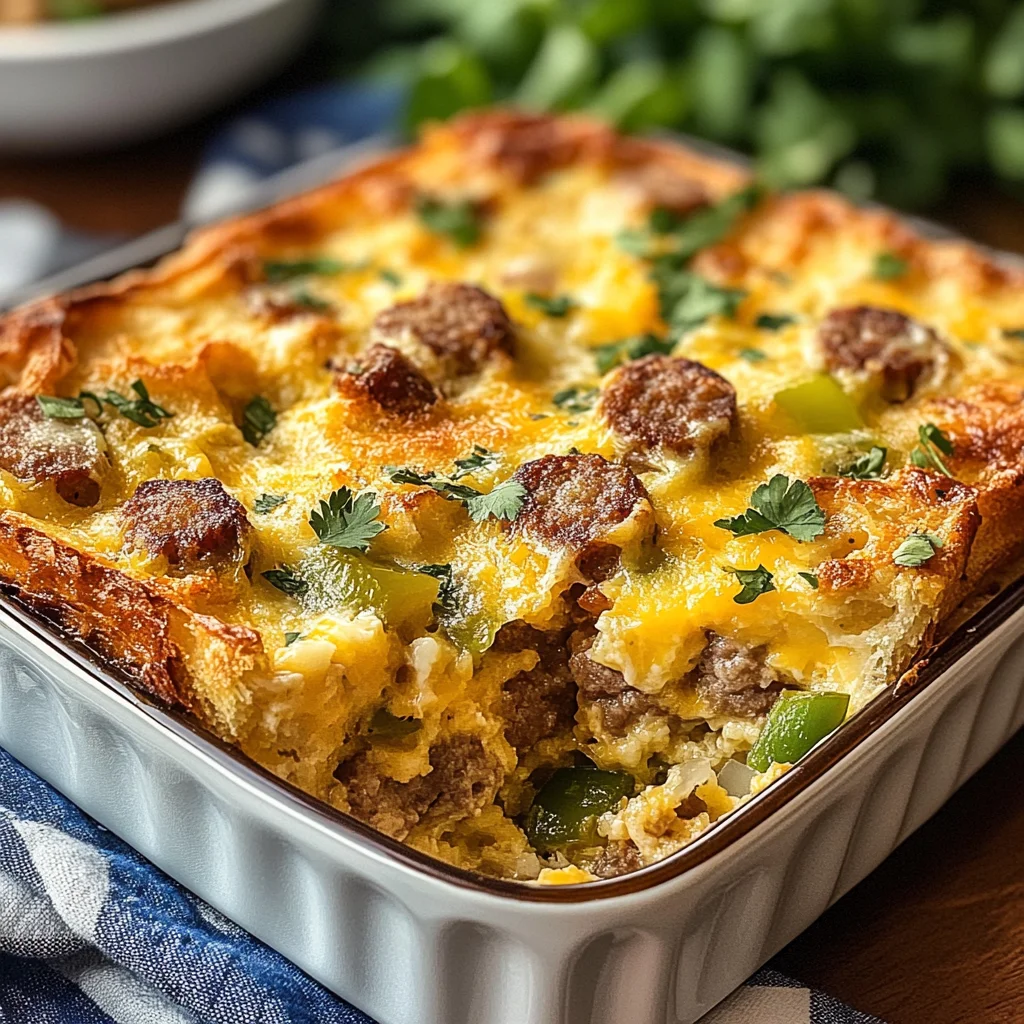 Sausage Breakfast Strata