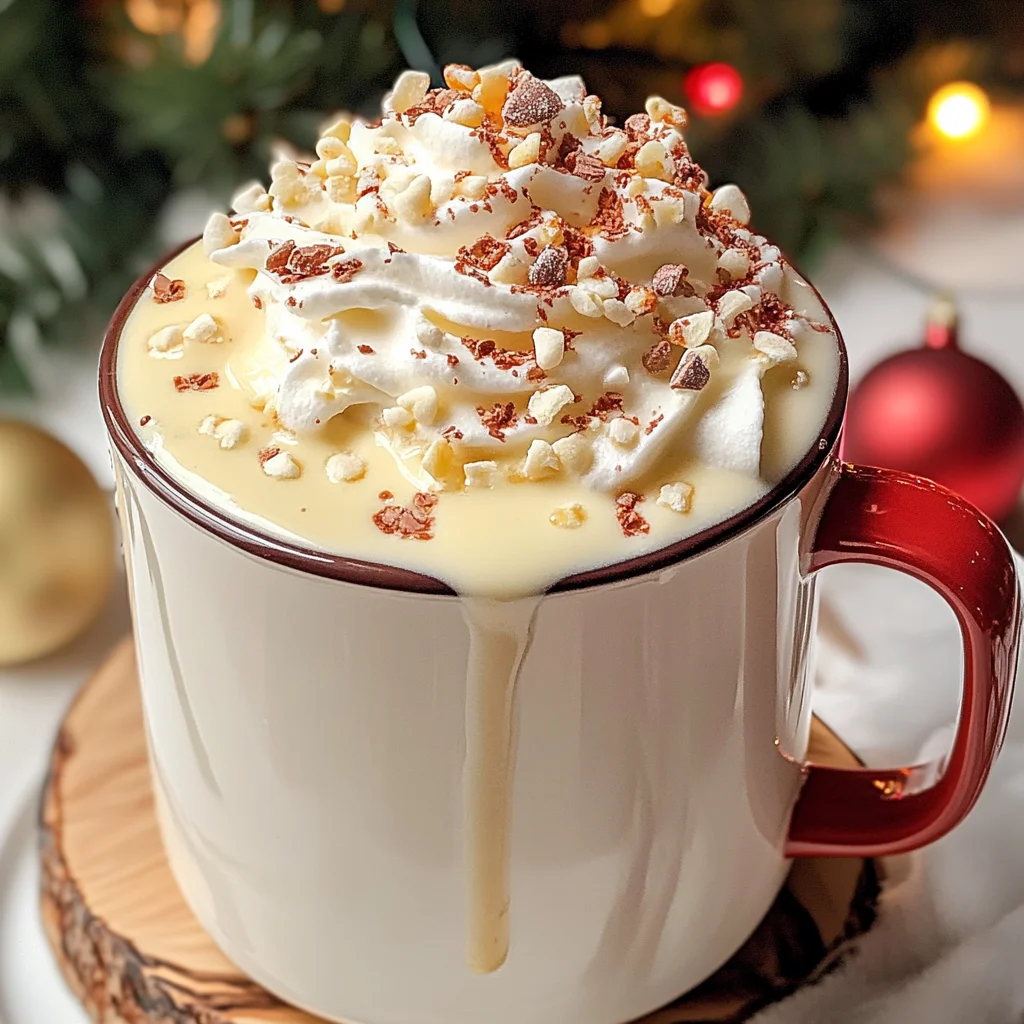 Slow Cooker White Christmas Hot Chocolate