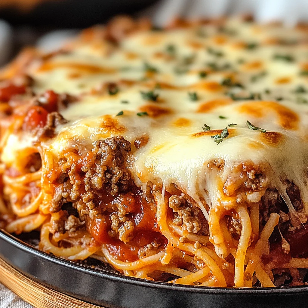 Spaghetti Pie Bake