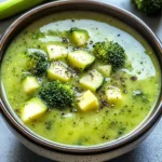 Zucchini, Broccoli, and Leek Soup